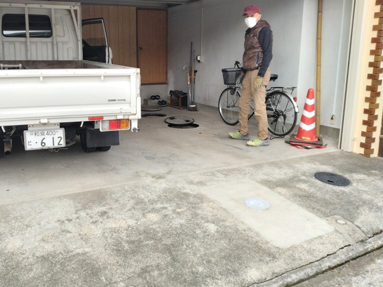 下水工事：施工前