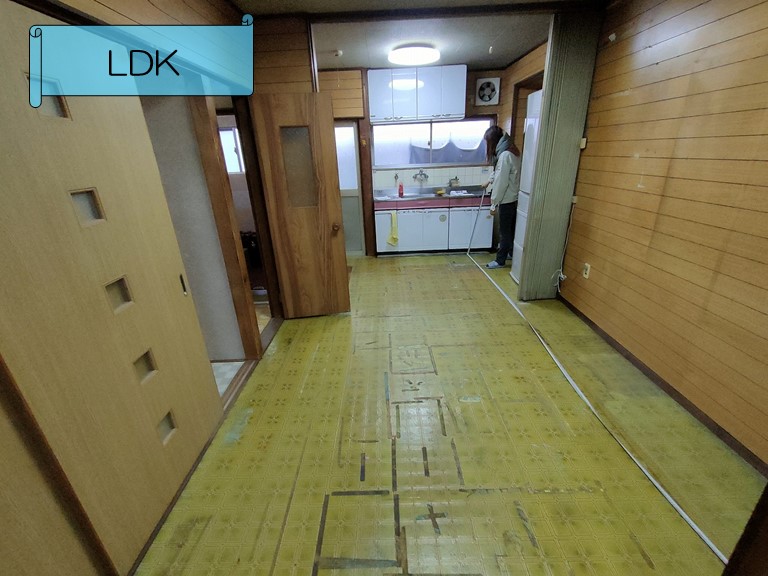 施工前のLDK