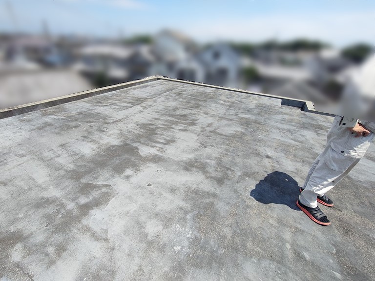 経年劣化した屋上防水