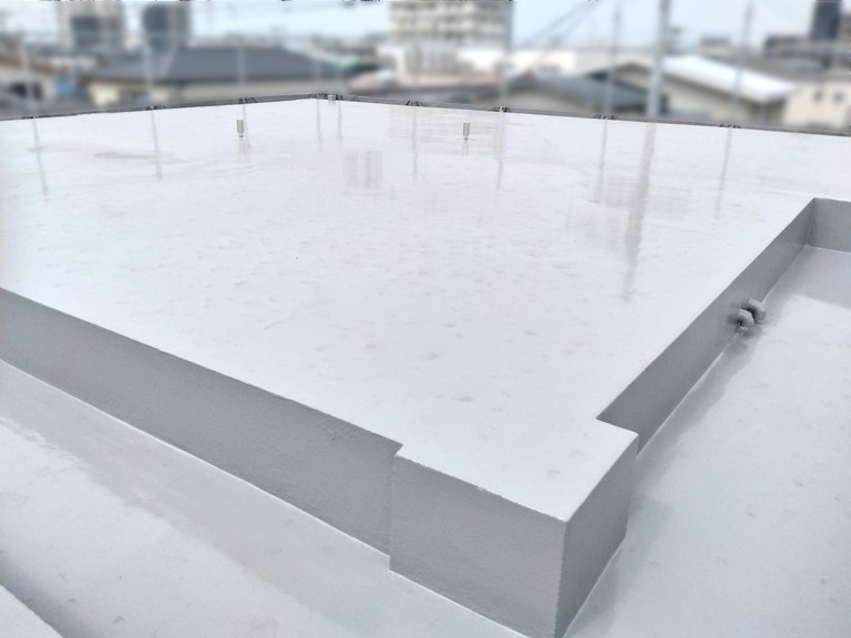 防水工事を行った後