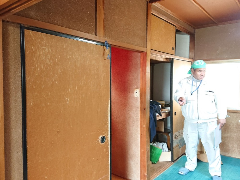 施工前の2階和室