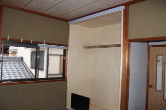 リフォーム後のクローゼット