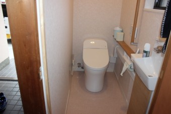 リフォーム後のトイレ