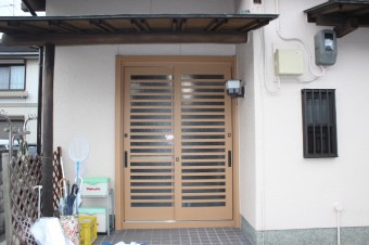 リフォーム後の玄関