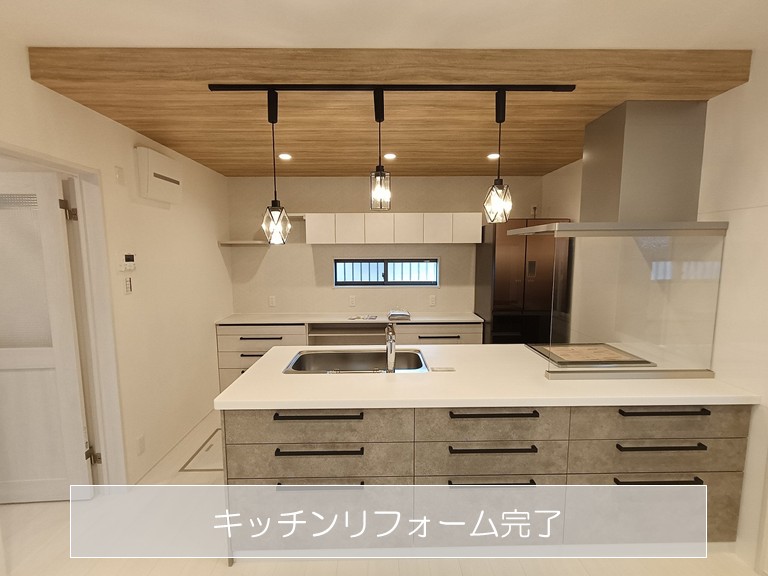 リフォーム後のキッチン①