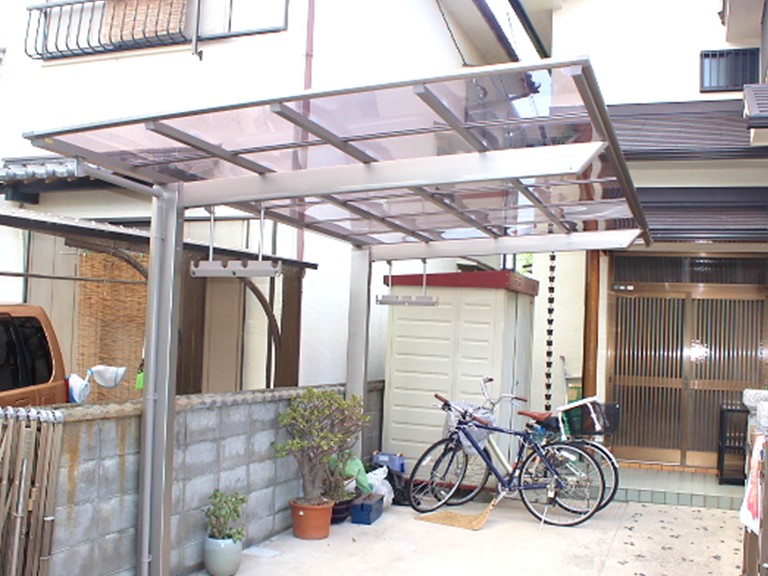 岸和田市カーポートアフター